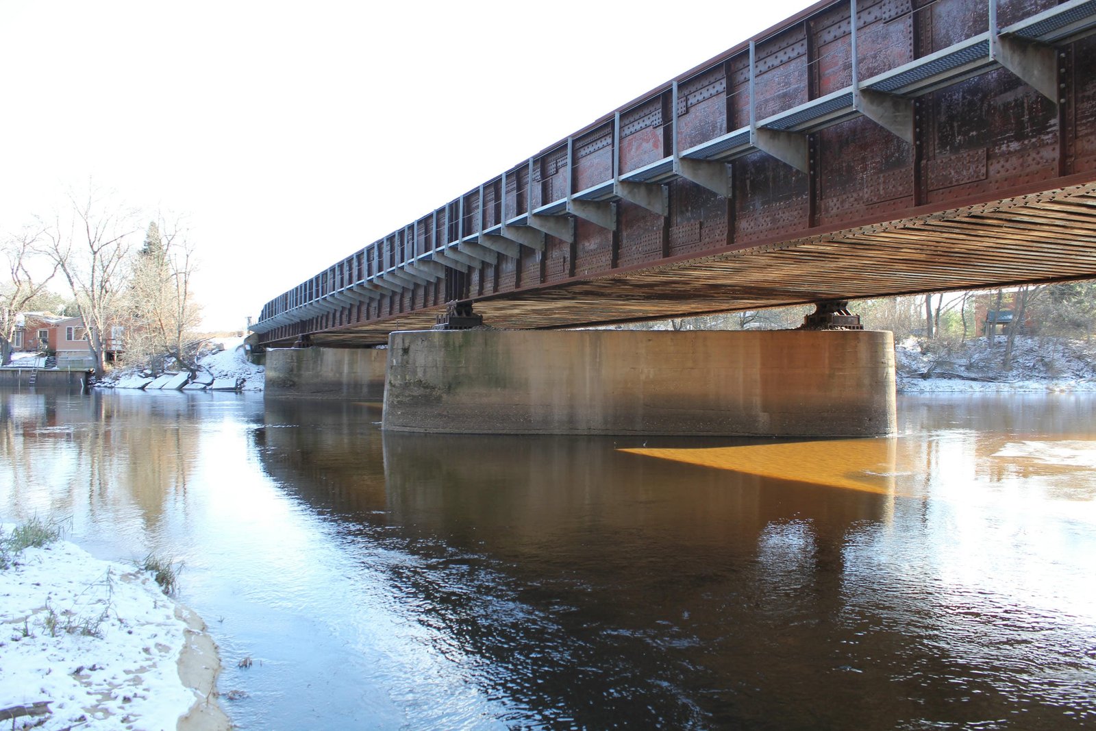 Looking south